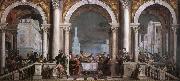 Paolo Veronese The guest time in the house of Levi oil painting on canvas